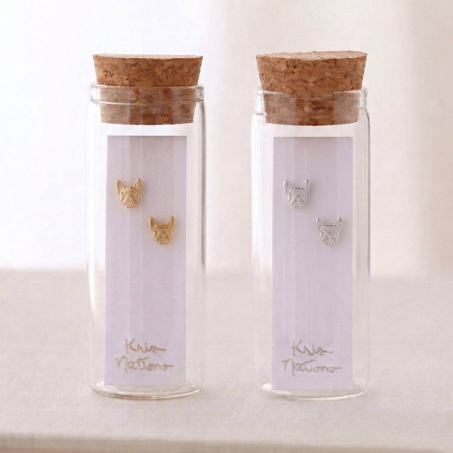 French Bulldog Stud Earrings