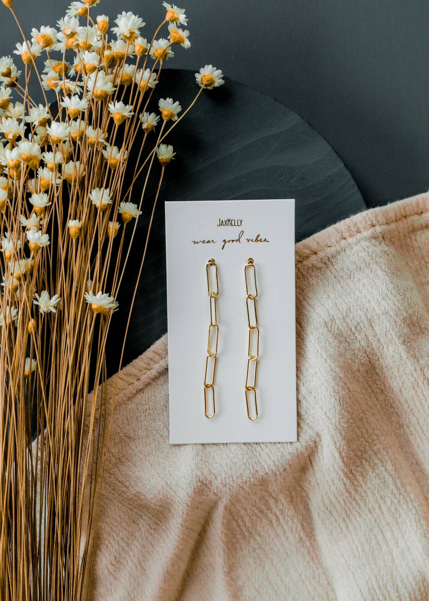 Link Drop - Gold Earrings