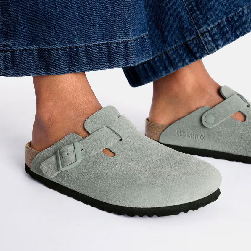 Boston Suede Leather - Soft Footbed (NARROW)