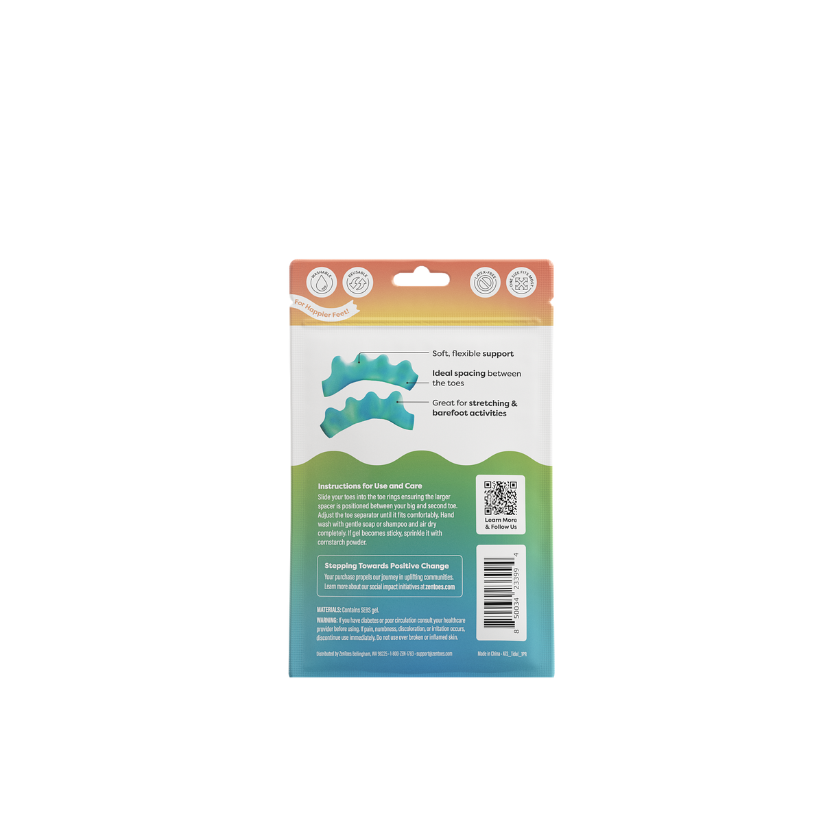 Five Loop Toe Separator - 1 Pair