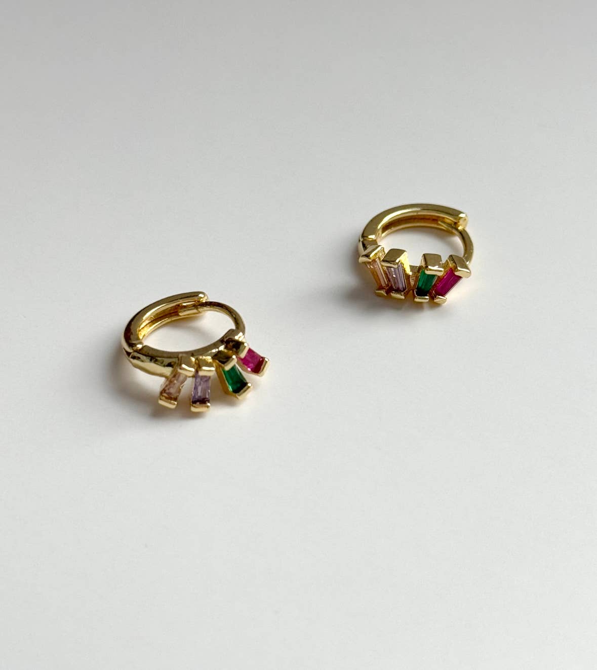 Little Gem Huggie Hoops