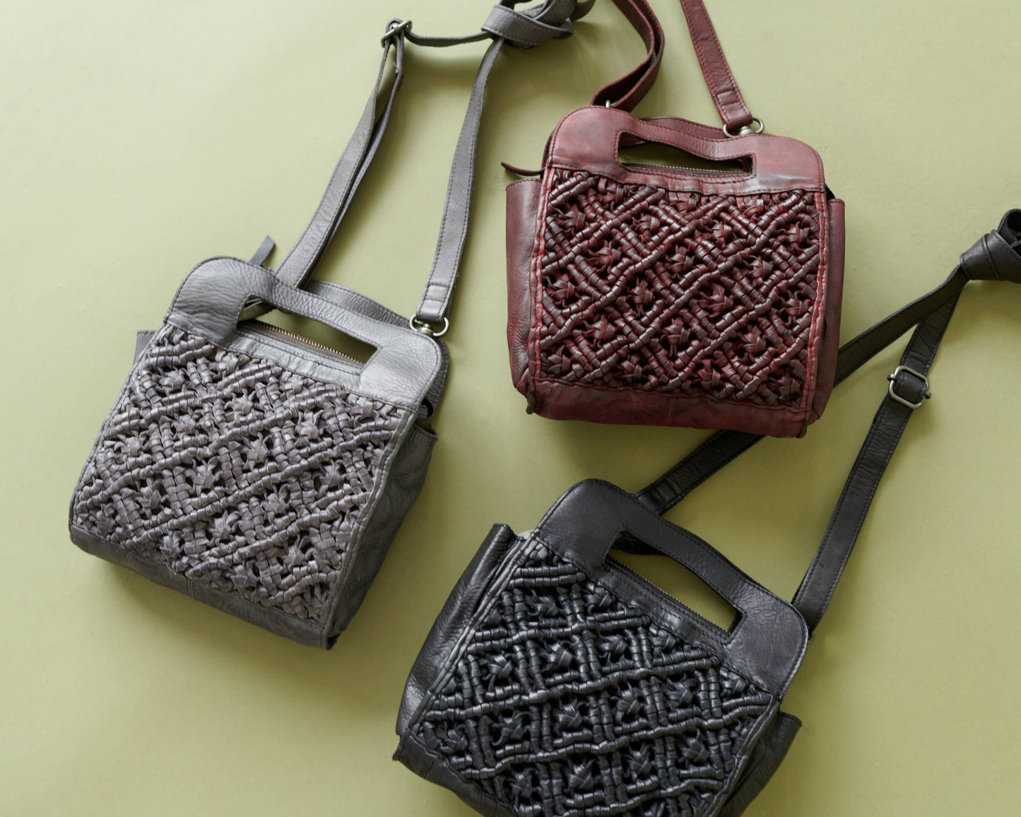 Tess Handcrafted Leather Crossbody Bags