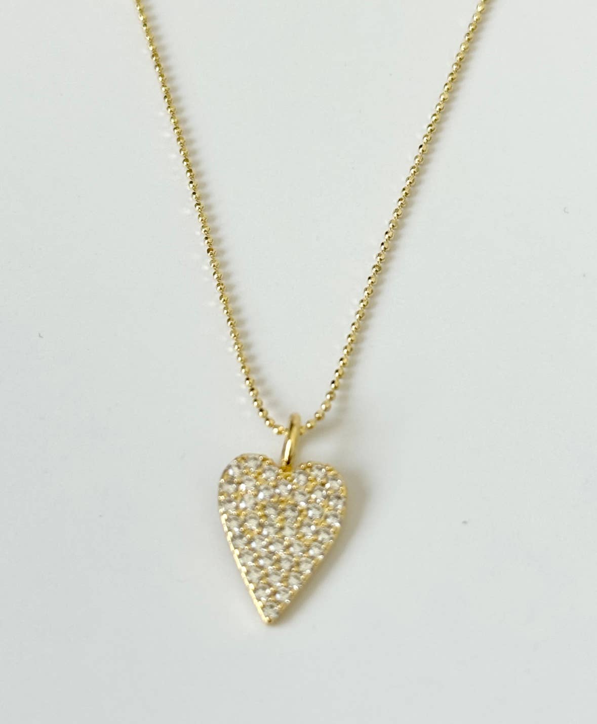 Camelia Heart Necklace