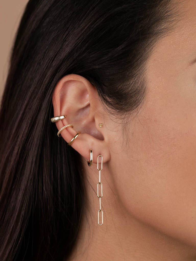 Link Drop - Gold Earrings