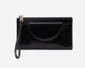 Zenith Wristlet in Polished Leather