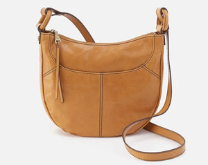 Sheila Scoop Crossbody in Polished Leather