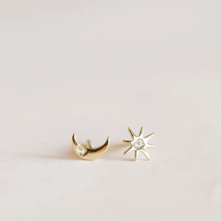 Sun and Moon Earring