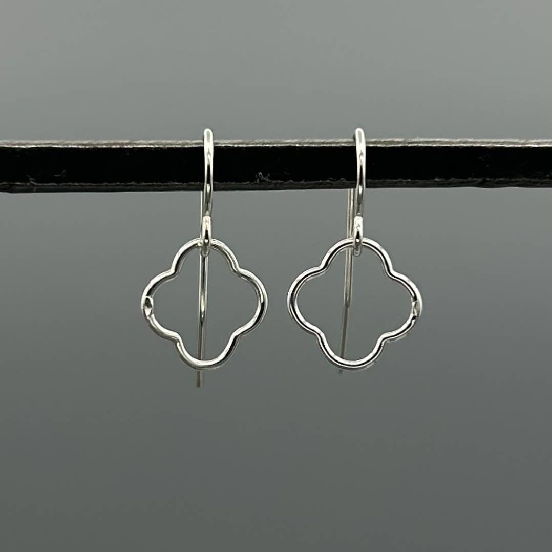 ES493-Open Clover Earrings