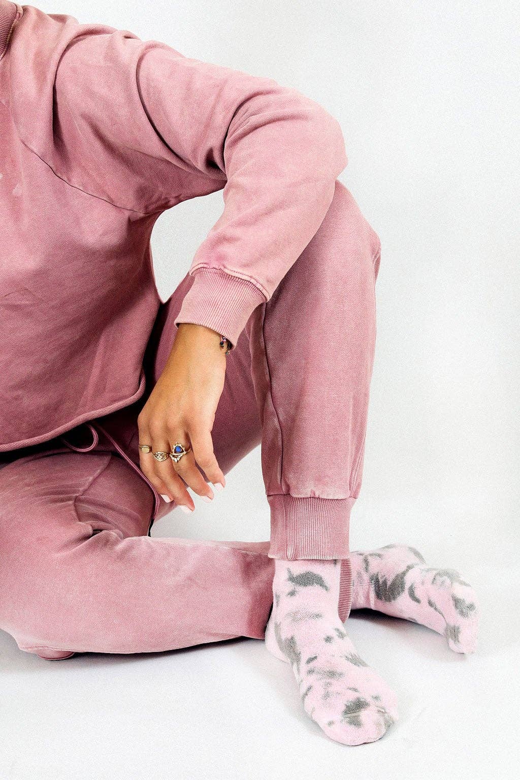 Terry Tie-dye Ankle Sock