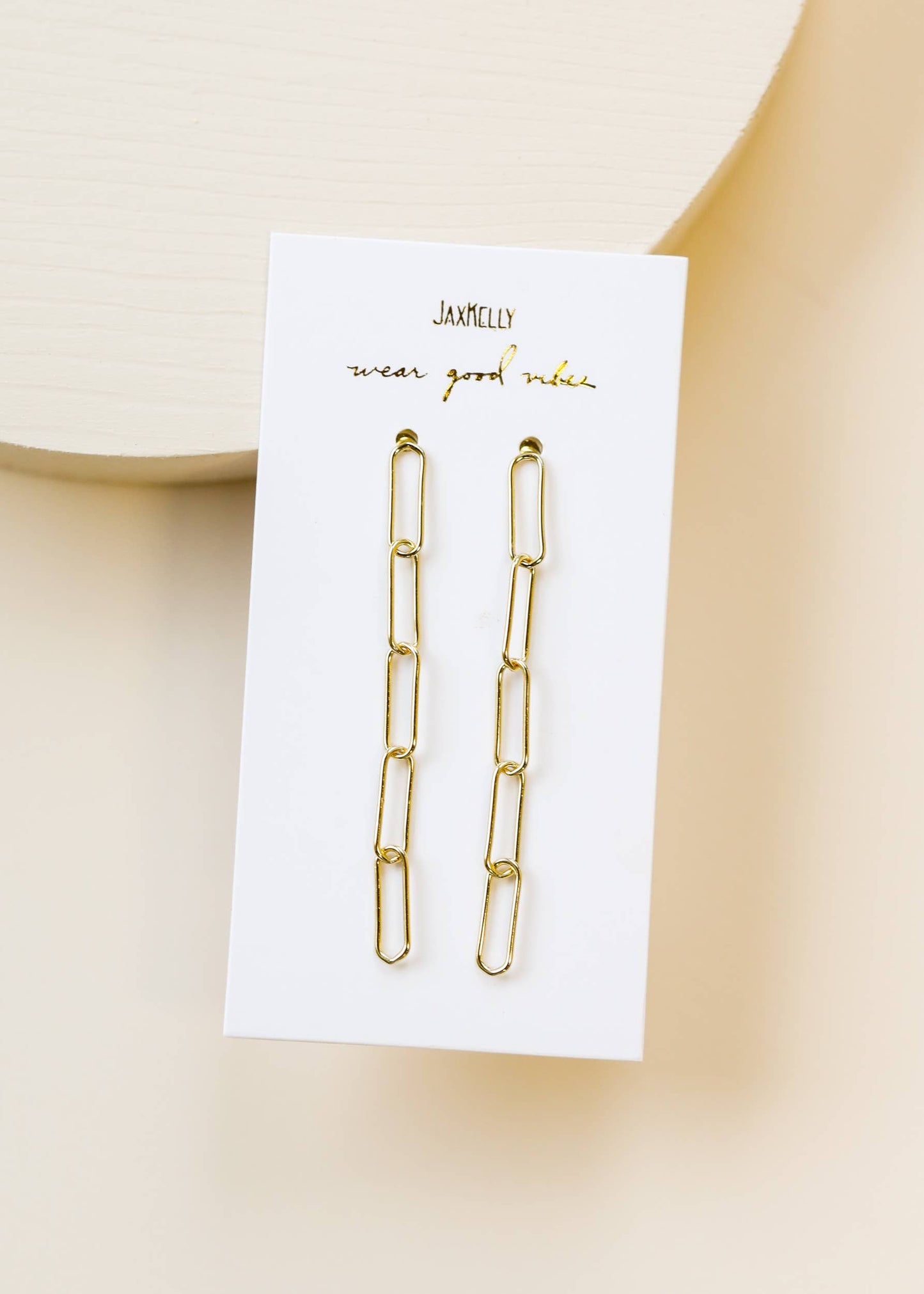 Link Drop - Gold Earrings
