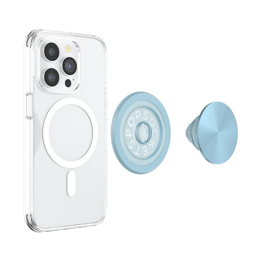 PopSockets MagSafe Phone Grip - Aluminum Blue Sigh
