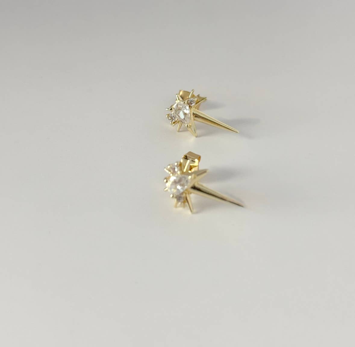 Armor Spiked Stud Earrings