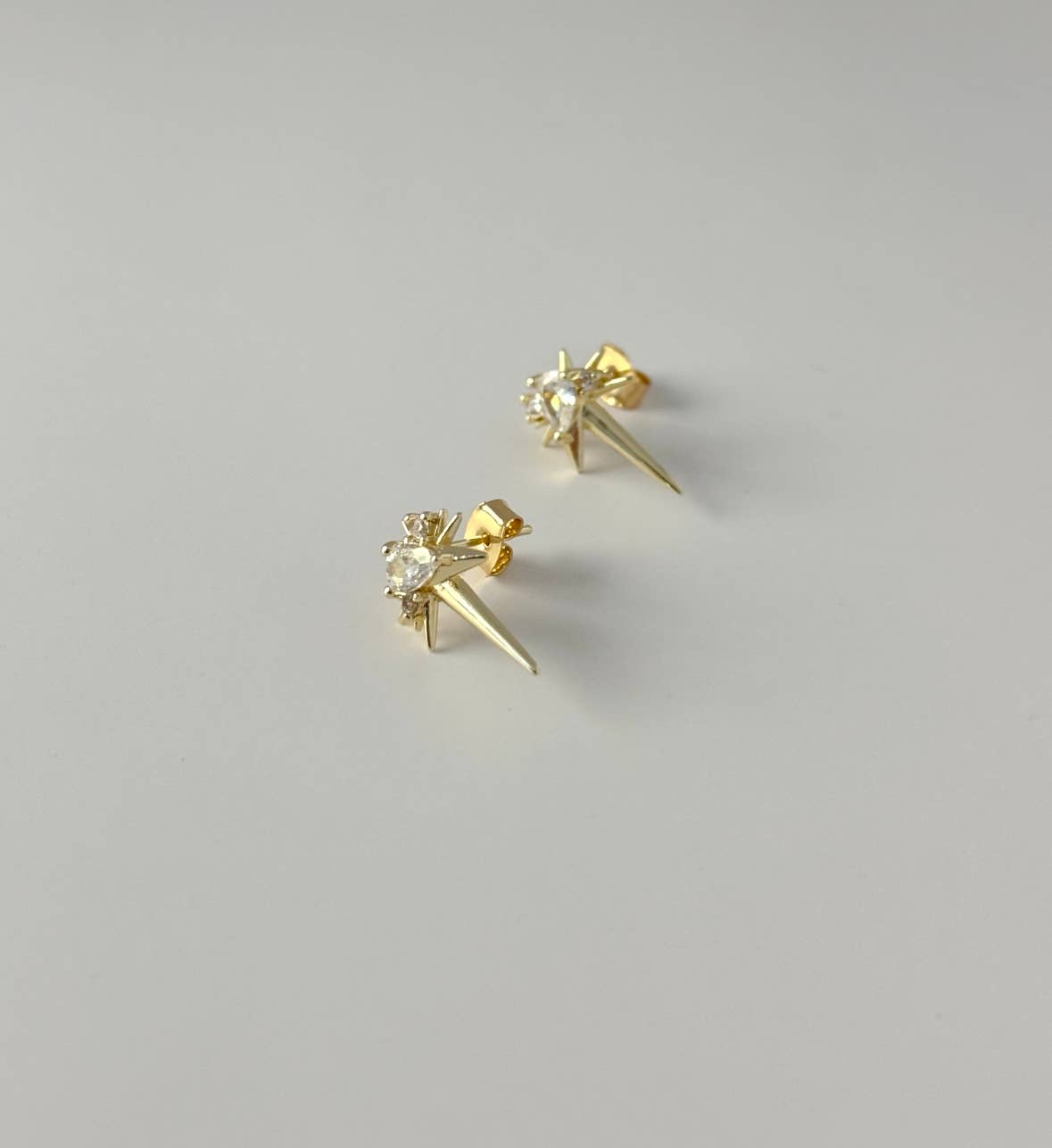 Armor Spiked Stud Earrings