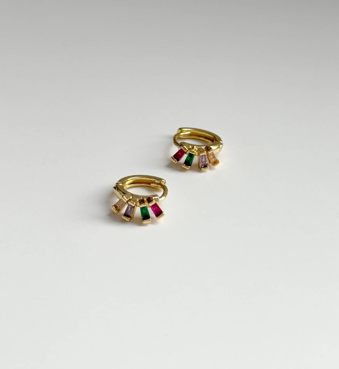 Little Gem Huggie Hoops