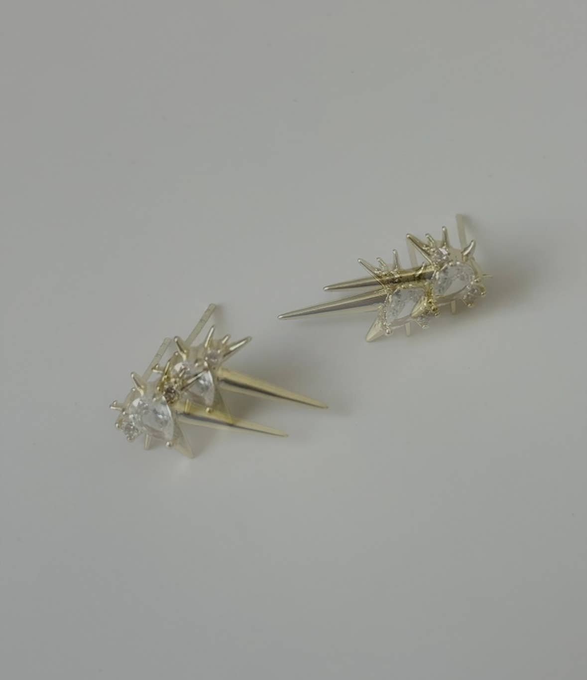 Armor Spiked Stud Earrings