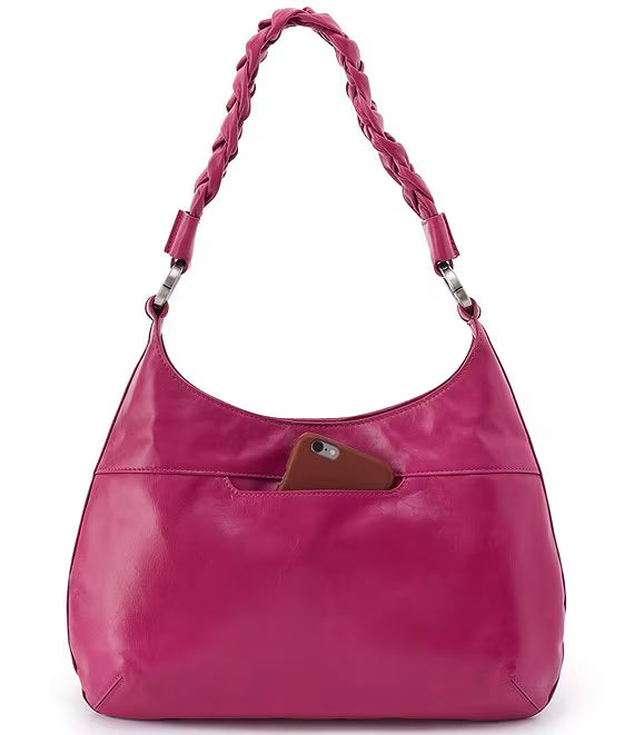 Madison Shoulder Bag In Polished Leather