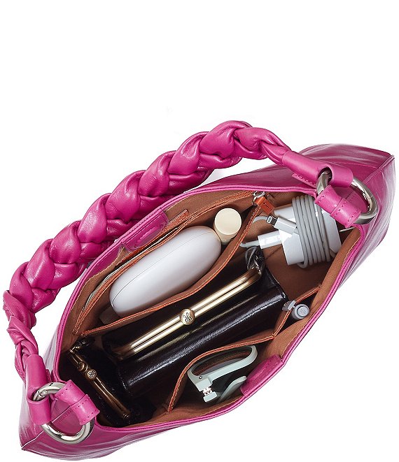 Madison Shoulder Bag In Polished Leather