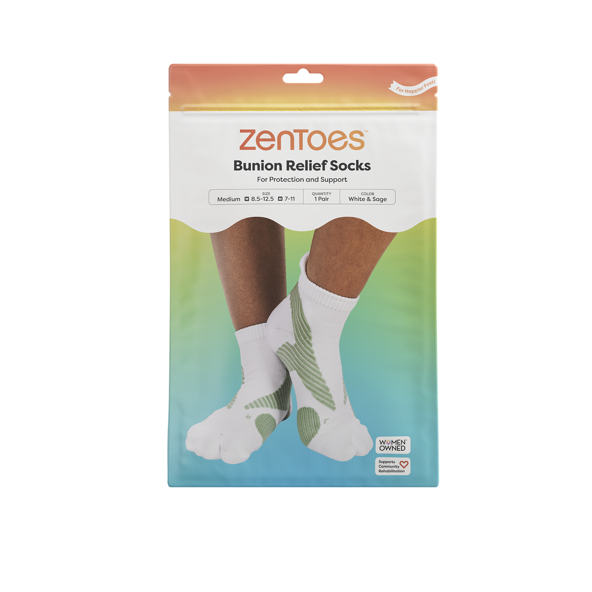 Split-Toe Bunion Relief Socks - 1 Pair