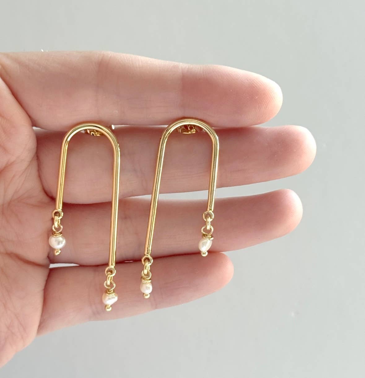 Amelie Pearl Drop Earrings