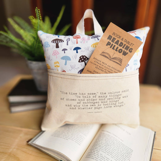 The Walrus and the Carpenter, Reading Pillow, mushroom