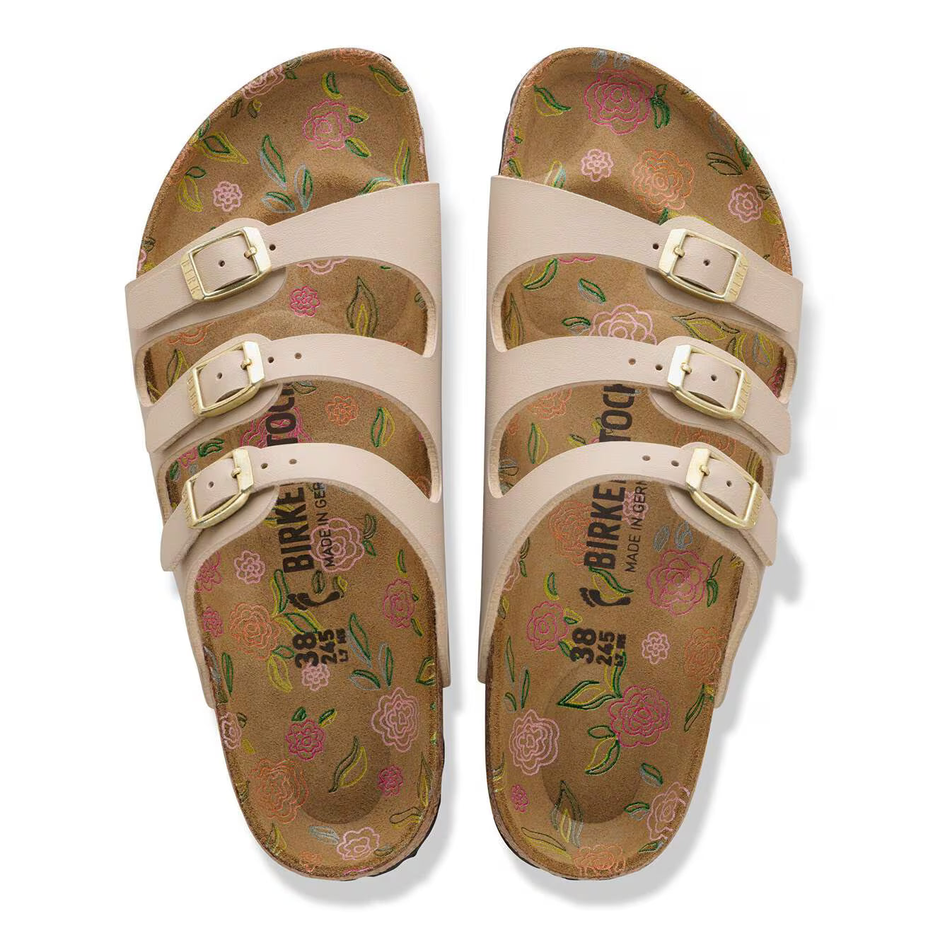 Florida Birko-Flor With Flowers - Regular Fit