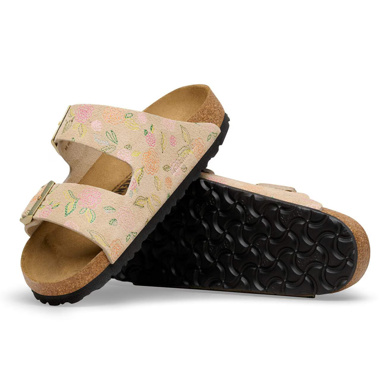 Arizona Suede Flower Print - Regular Fit - Original Footbed