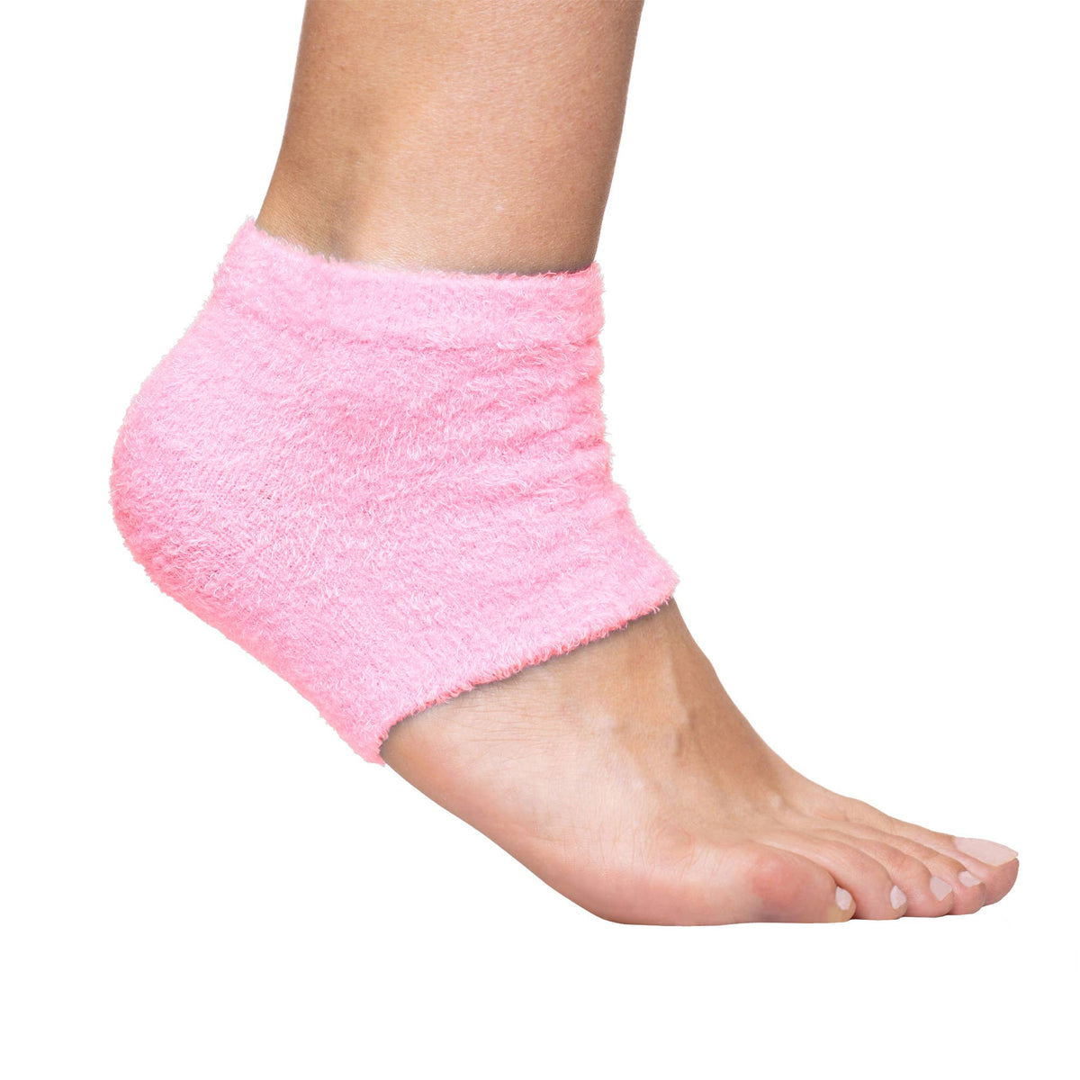 Moisturizing Heel Socks - 1 Pair - Fuzzy