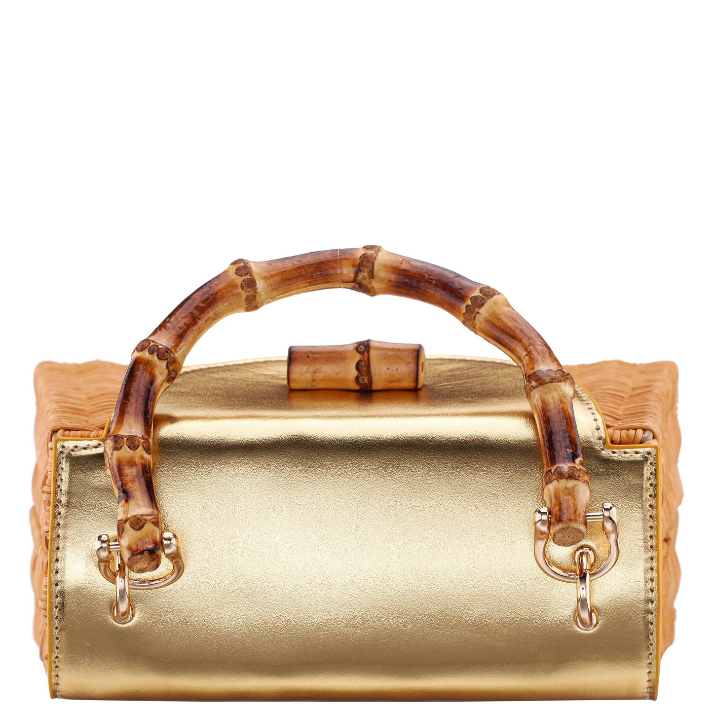 Handbag: CAPRI-NATURAL GOLD