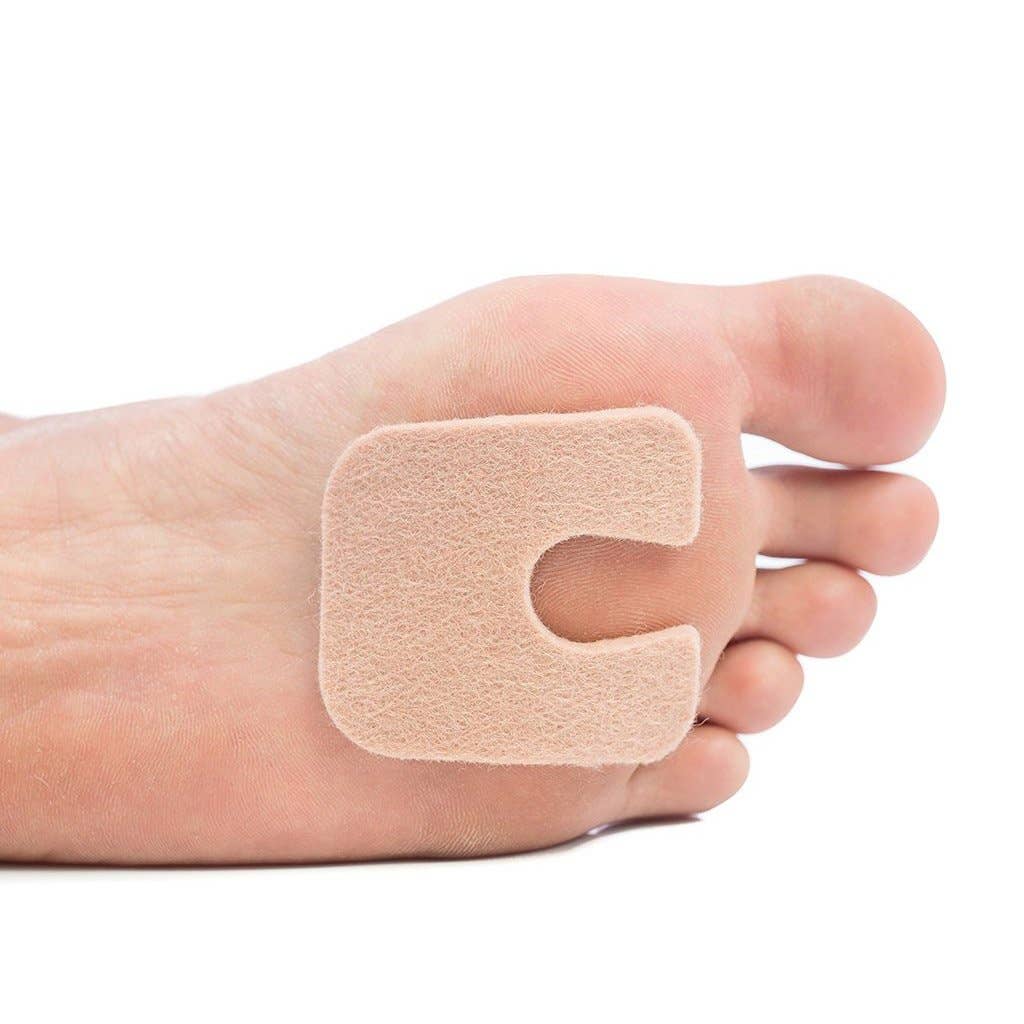 U-Shaped Felt Callus Pads - 12 Pack