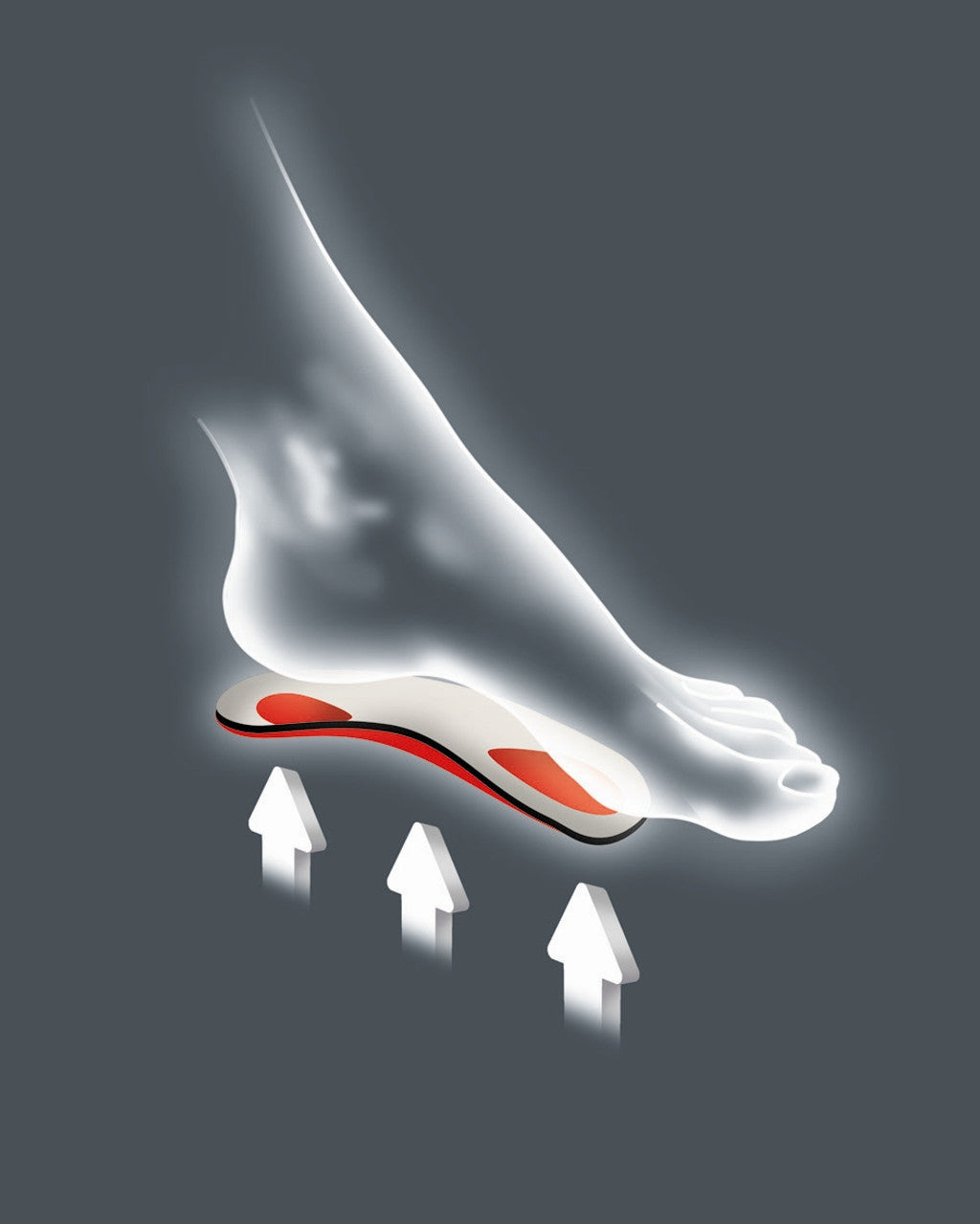 Viva Mini - Slim 3/4 Cowhide Orthotic Insole for Tight Shoes