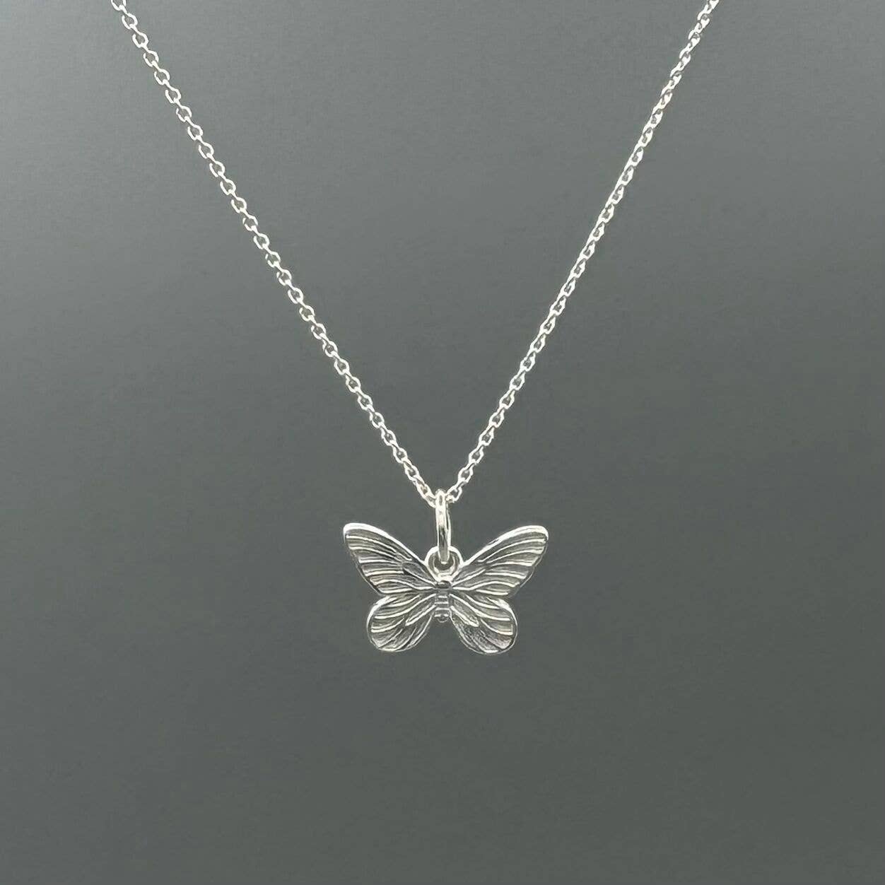 NS700-Silver Butterfly Necklace
