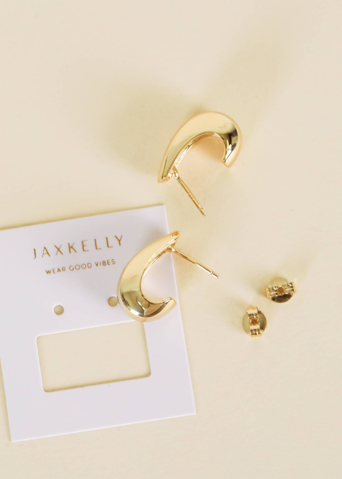 Bold Drop - Gold Earrings