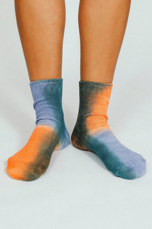 Thermal Tie Dye Ankle Sock