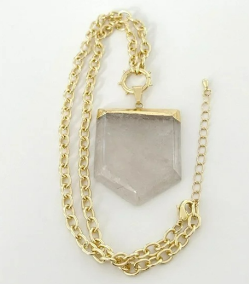 Shield Crystal Necklace