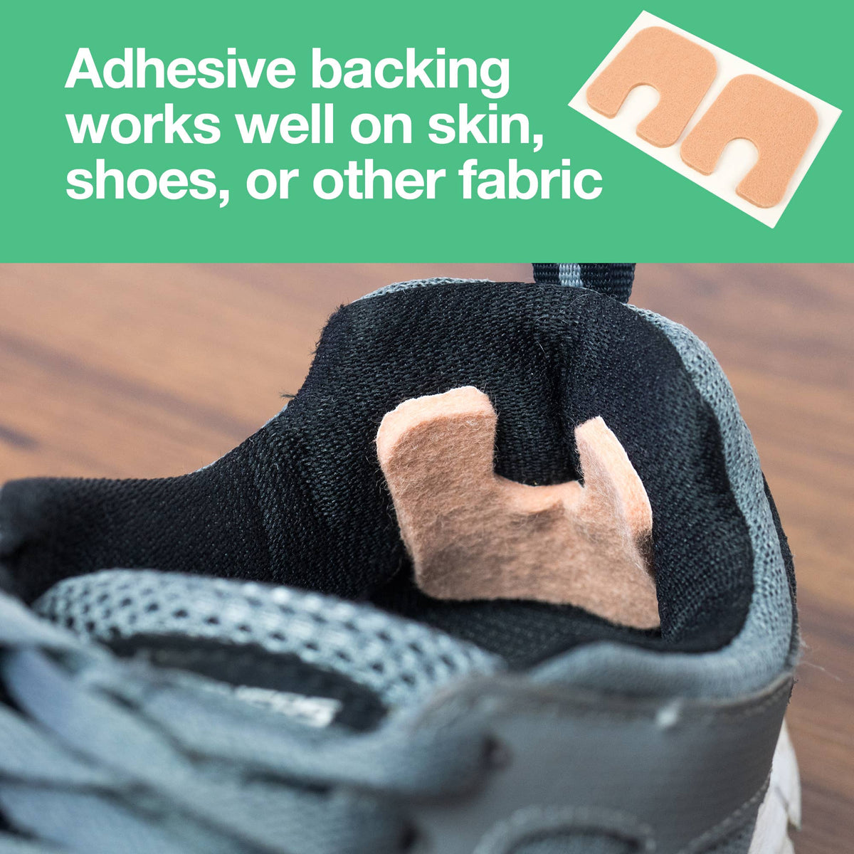 U-Shaped Felt Callus Pads - 12 Pack