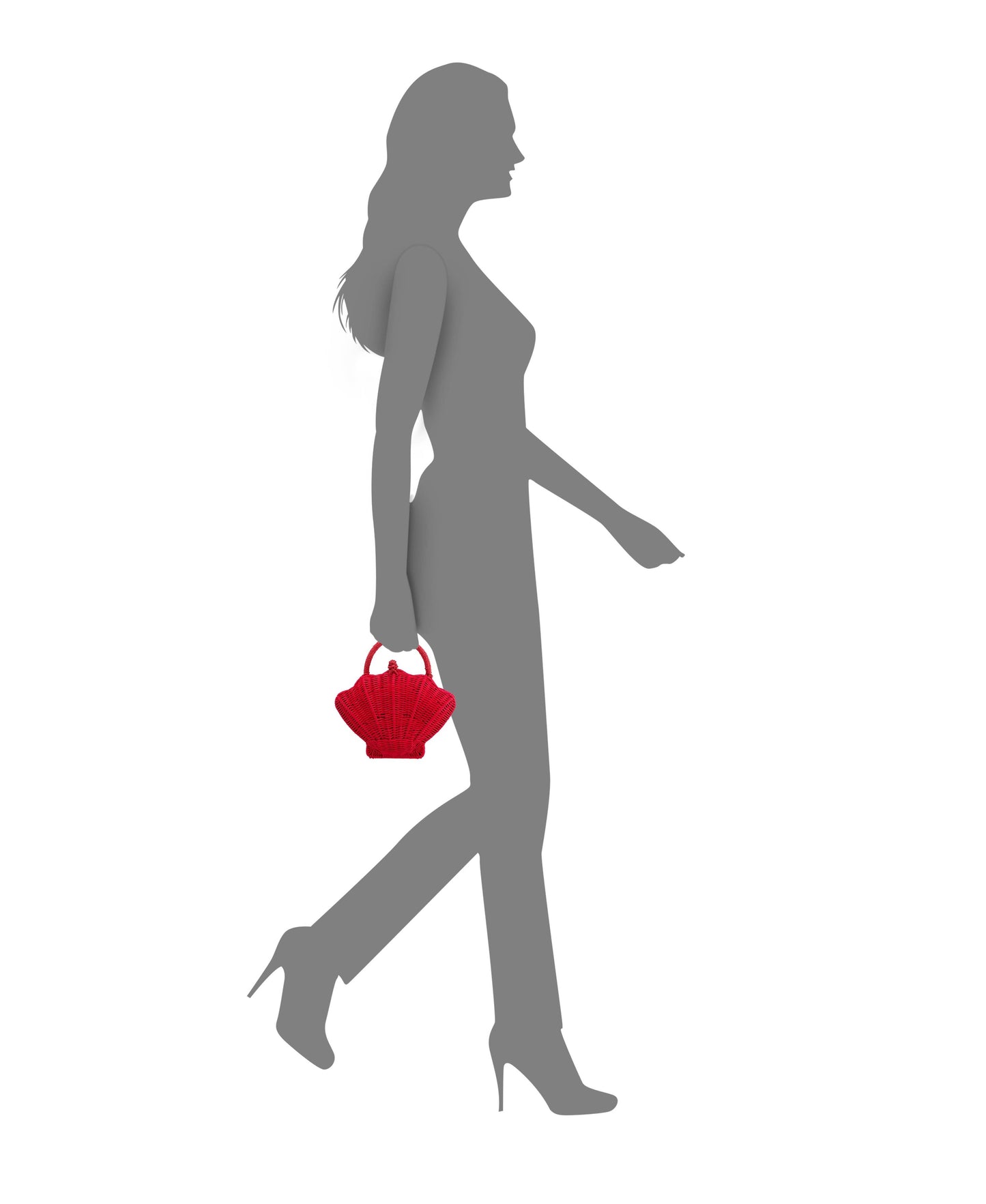 Handbag: SHELLY-RED