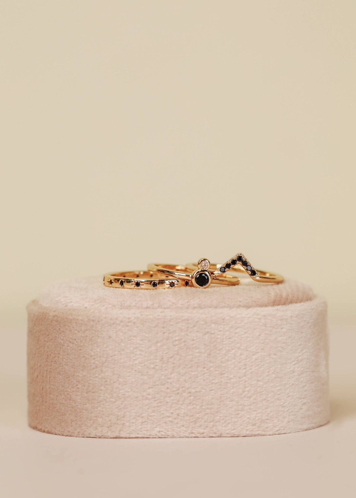 Rings - Black CZ Infinity