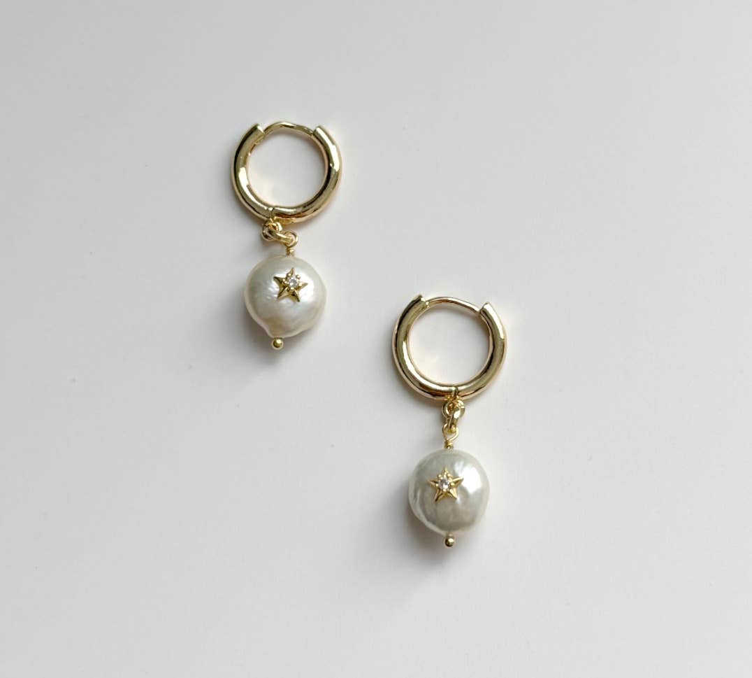 Chaska Huggie Hoop Earrings 