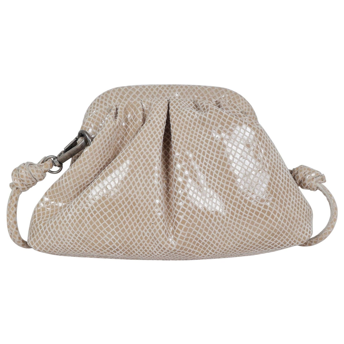 Foil Layla Leather Crossbody Bag