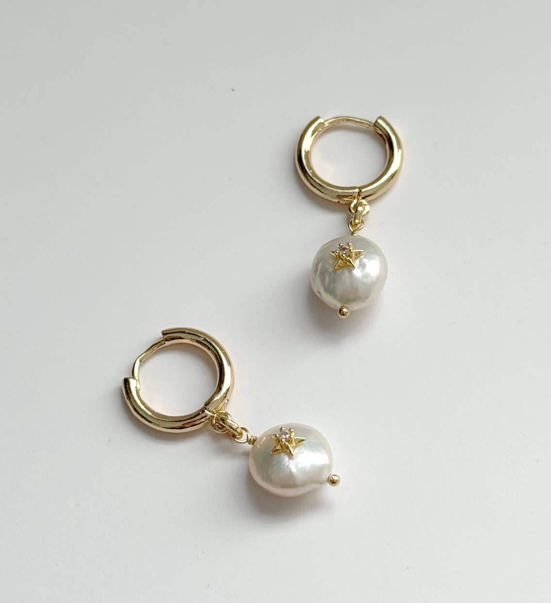 Chaska Huggie Hoop Earrings 