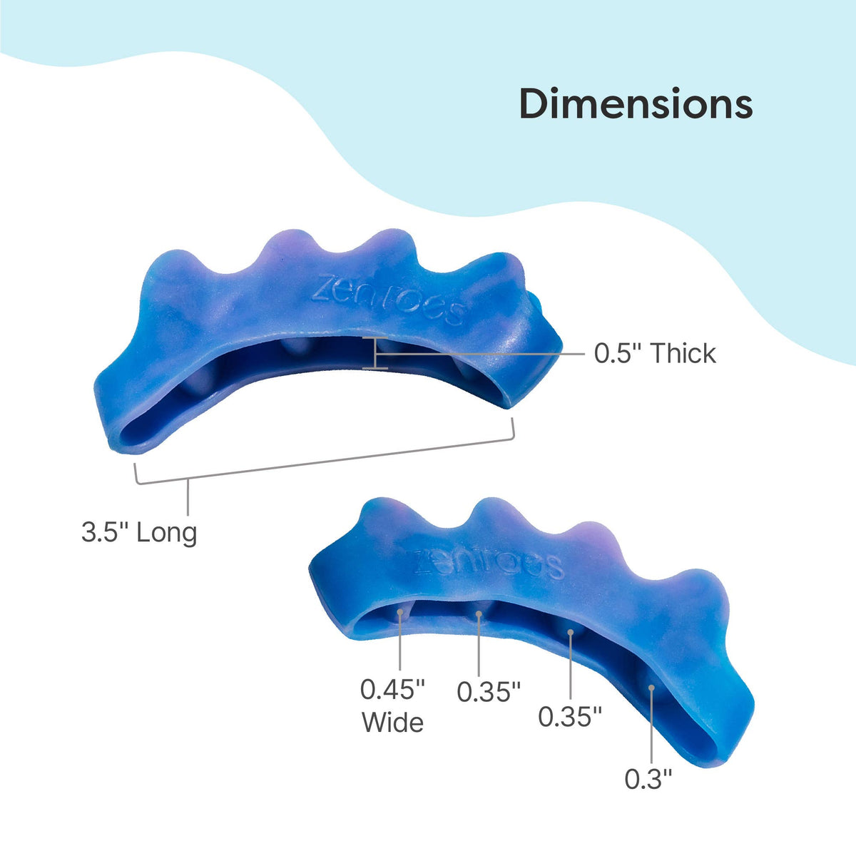 Five Loop Toe Separator - 1 Pair