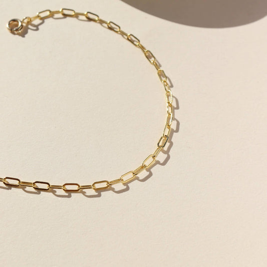 Narrow Links Bracelet in 14k Gold Fill or Sterling Silver 
