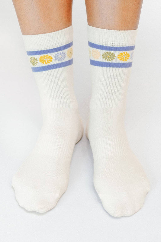 Flower Crown Knit Ankle Sock by Soulshine Co