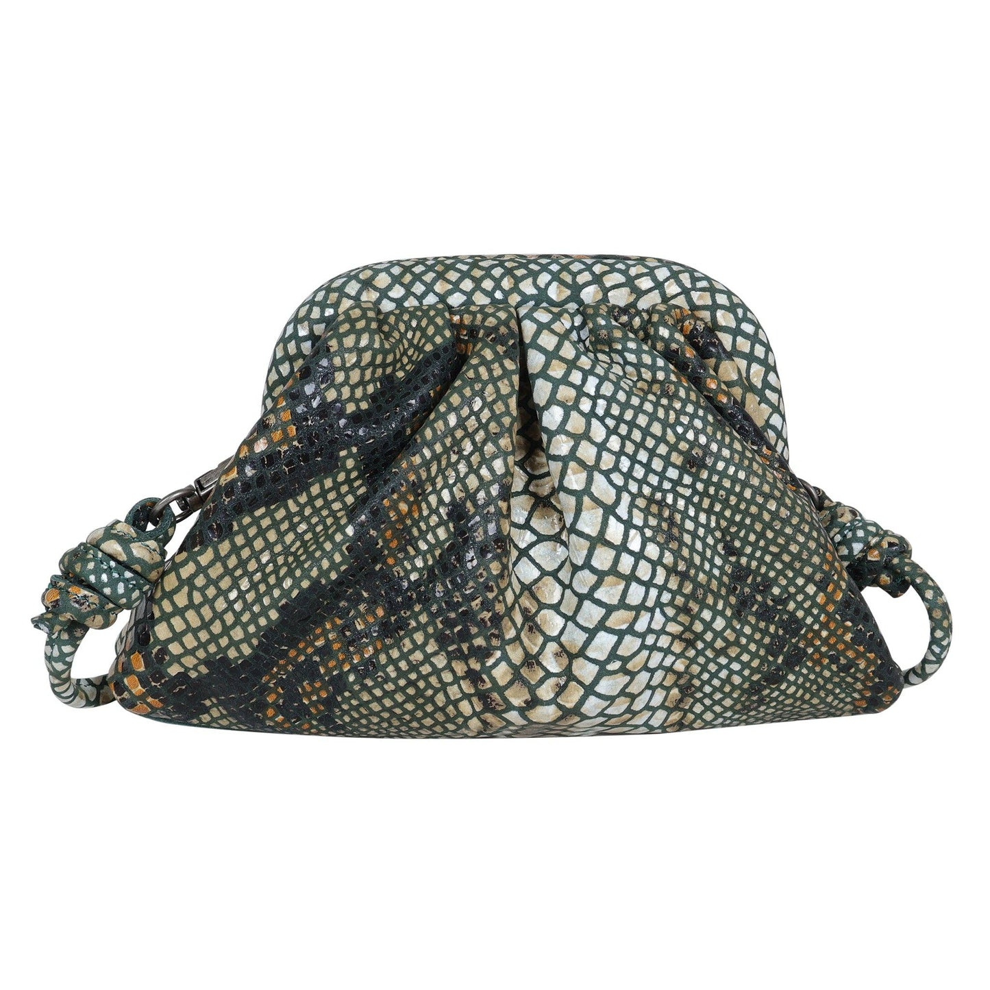 Foil Layla Leather Crossbody Bag