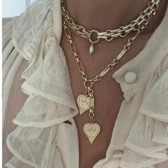 Two of Hearts Necklace