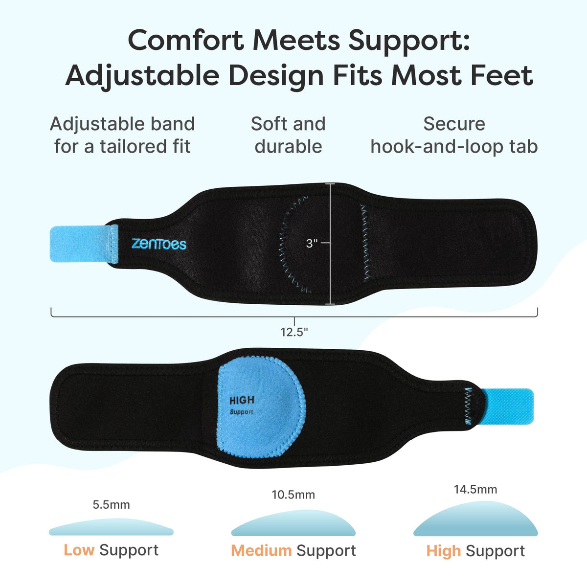 Adjustable Arch Support Bands 