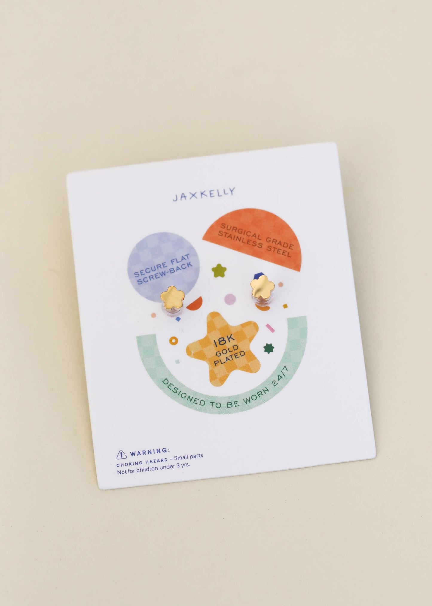 Ramen Enamel Flat Back Kids Earrings