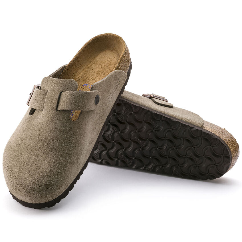 Boston Suede Leather Soft Regular Footbed
