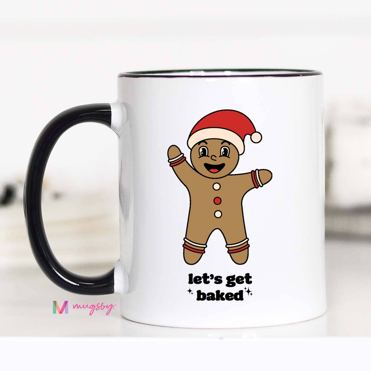 Christmas Funny Let's Get Baked Funny Travel Cup