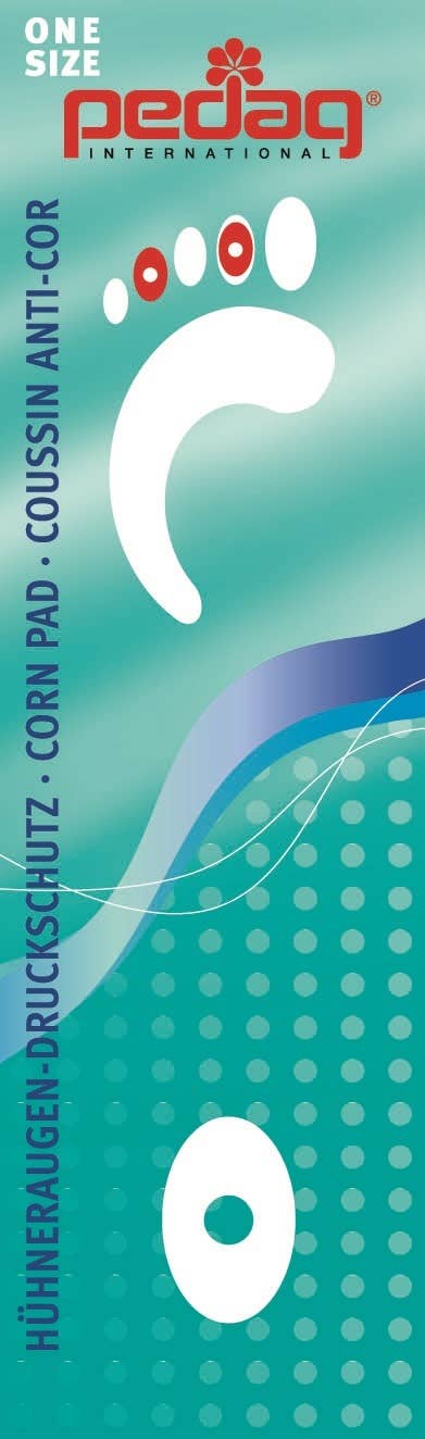 Pedag Corn Pad for Toes, Gel Cushion, 4 Pieces